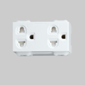 Ổ Cắm Điện Đôi 3 Chấu Wide Panasonic WEV1582SW