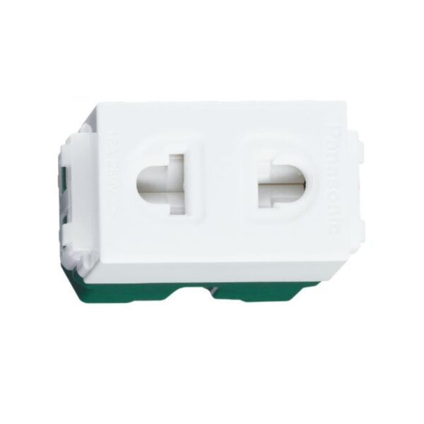 Ổ Cắm Điện Đơn 2 Chấu Wide Panasonic WEV1081SW